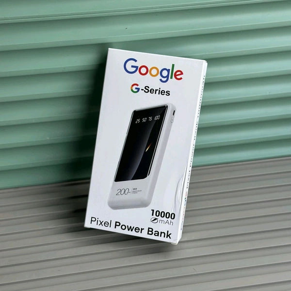 10000mAh Powerbank With 4 Build In Cables | Lithium Polymer Power Bank | Plastic Casing, Lightweight | Extra Ports | For Mobile, Earbuds, Smartwatch, Speaker, Tablet